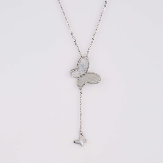 925 Silver Daily Wear Necklace with diamond pendant